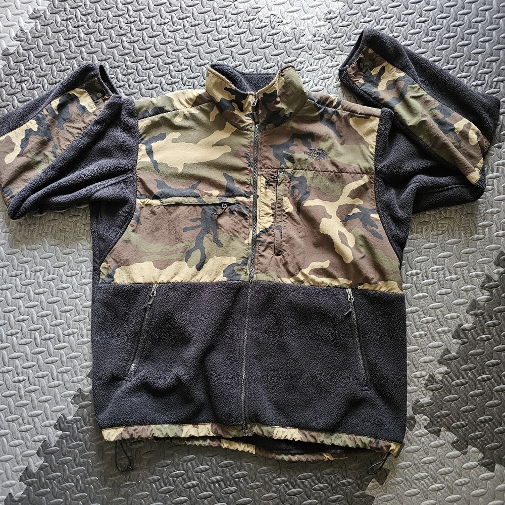 The North Face Denali camouflage fleece jacket